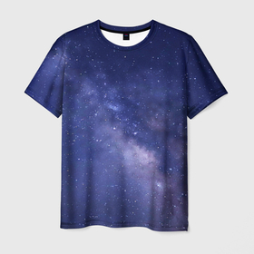 Мужская футболка 3D с принтом Космическая ностальгия в Петрозаводске, 100% полиэфир | прямой крой, круглый вырез горловины, длина до линии бедер | 