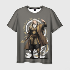 Мужская футболка 3D с принтом Бог Odin    мифы древних славян в Белгороде, 100% полиэфир | прямой крой, круглый вырез горловины, длина до линии бедер | 