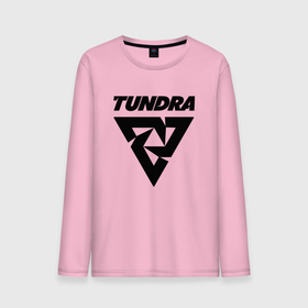 Мужской лонгслив хлопок с принтом Tundra esports logo в Екатеринбурге, 100% хлопок |  | 