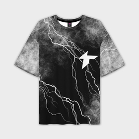 Мужская футболка oversize 3D с принтом Thunder awaken молнии в Кировске,  |  | Тематика изображения на принте: 
