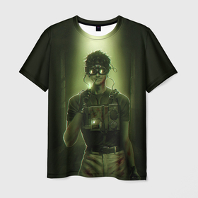 Мужская футболка 3D с принтом The Outlast Trials игра в Петрозаводске, 100% полиэфир | прямой крой, круглый вырез горловины, длина до линии бедер | Тематика изображения на принте: 