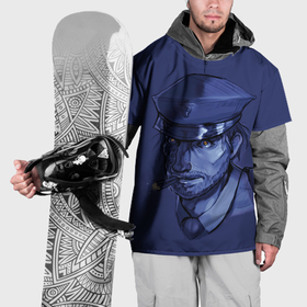 Накидка на куртку 3D с принтом The Outlast Trials Лиланд Койл в Петрозаводске, 100% полиэстер |  | Тематика изображения на принте: 