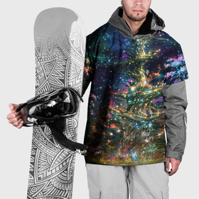 Накидка на куртку 3D с принтом Гигантское волшебное дерево в Белгороде, 100% полиэстер |  | Тематика изображения на принте: 