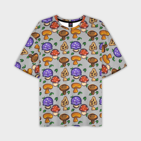 Мужская футболка oversize 3D с принтом Stardew valley   pixel mushrooms в Кировске,  |  | 