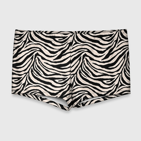 Мужские купальные плавки 3D с принтом Полосатая шкура зебры, белого тигра в Белгороде, Полиэстер 85%, Спандекс 15% |  | Тематика изображения на принте: 