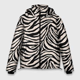 Мужская зимняя куртка 3D с принтом Полосатая шкура зебры, белого тигра , верх — 100% полиэстер; подкладка — 100% полиэстер; утеплитель — 100% полиэстер | длина ниже бедра, свободный силуэт Оверсайз. Есть воротник-стойка, отстегивающийся капюшон и ветрозащитная планка. 

Боковые карманы с листочкой на кнопках и внутренний карман на молнии. | Тематика изображения на принте: 