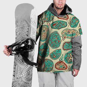 Накидка на куртку 3D с принтом Бактерии в Новосибирске, 100% полиэстер |  | 