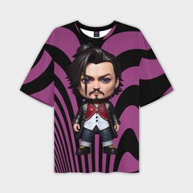 Мужская футболка oversize 3D с принтом Джонни Депп   знаменитый актёр   поп арт в Кировске,  |  | Тематика изображения на принте: 