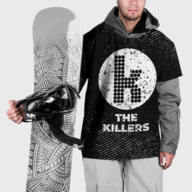 Накидка на куртку 3D с принтом The Killers с потертостями на темном фоне в Санкт-Петербурге, 100% полиэстер |  | Тематика изображения на принте: 