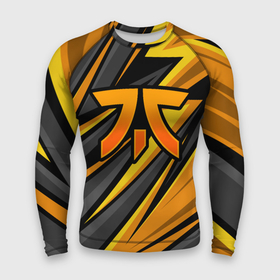 Мужской рашгард 3D с принтом Fnatic   киберспорт желтый в городе Новоалтайск,  |  | 