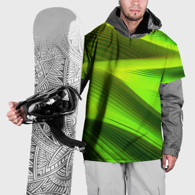 Накидка на куртку 3D с принтом Светлый зеленый абстрактный фон в Курске, 100% полиэстер |  | 
