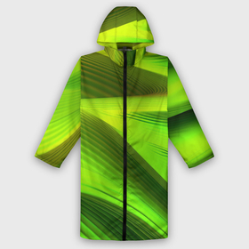Мужской дождевик 3D с принтом Светлый зеленый абстрактный фон в Екатеринбурге,  |  | 