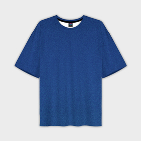Мужская футболка oversize 3D с принтом Однотонный синий рябь в Белгороде,  |  | Тематика изображения на принте: 