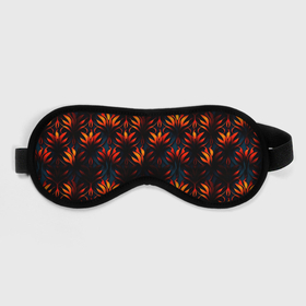 Маска для сна 3D с принтом Оранжевые неоновые листья в Кировске, внешний слой — 100% полиэфир, внутренний слой — 100% хлопок, между ними — поролон |  | Тематика изображения на принте: 