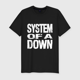 Мужская футболка хлопок Slim с принтом SoD   System of a Down в Кировске, 92% хлопок, 8% лайкра | приталенный силуэт, круглый вырез ворота, длина до линии бедра, короткий рукав | 