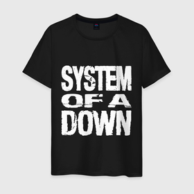 Мужская футболка хлопок с принтом SoD   System of a Down в Новосибирске, 100% хлопок | прямой крой, круглый вырез горловины, длина до линии бедер, слегка спущенное плечо. | Тематика изображения на принте: 