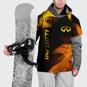 Накидка на куртку 3D с принтом Infiniti   gold gradient: надпись, символ в Кировске, 100% полиэстер |  | Тематика изображения на принте: 