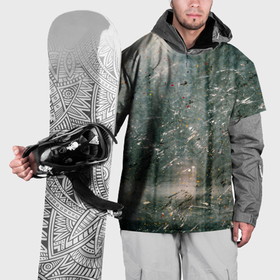 Накидка на куртку 3D с принтом Тени деревьев и краски в Курске, 100% полиэстер |  | 