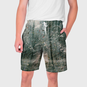 Мужские шорты 3D с принтом Тени деревьев и краски в Курске,  полиэстер 100% | прямой крой, два кармана без застежек по бокам. Мягкая трикотажная резинка на поясе, внутри которой широкие завязки. Длина чуть выше колен | 