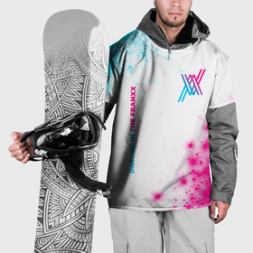 Накидка на куртку 3D с принтом Darling in the FranXX neon gradient style: надпись, символ , 100% полиэстер |  | 