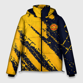 Мужская зимняя куртка 3D с принтом Manchester United FC  ФК Манчестер Юнайтед в Тюмени, верх — 100% полиэстер; подкладка — 100% полиэстер; утеплитель — 100% полиэстер | длина ниже бедра, свободный силуэт Оверсайз. Есть воротник-стойка, отстегивающийся капюшон и ветрозащитная планка. 

Боковые карманы с листочкой на кнопках и внутренний карман на молнии. | Тематика изображения на принте: 