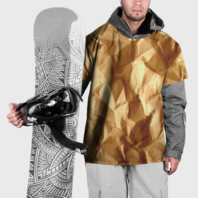 Накидка на куртку 3D с принтом Мятая бумага в Тюмени, 100% полиэстер |  | Тематика изображения на принте: 