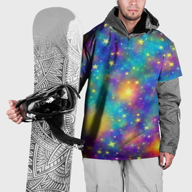 Накидка на куртку 3D с принтом Звездный космос, сияющий волшебством. в Тюмени, 100% полиэстер |  | 