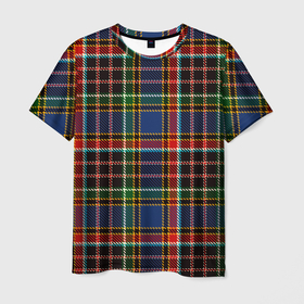 Мужская футболка 3D с принтом Цветные квадраты Colored squares в Тюмени, 100% полиэфир | прямой крой, круглый вырез горловины, длина до линии бедер | Тематика изображения на принте: 