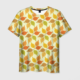 Мужская футболка 3D с принтом Осенний марафон в Новосибирске, 100% полиэфир | прямой крой, круглый вырез горловины, длина до линии бедер | 