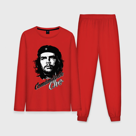 Мужская пижама с лонгсливом хлопок с принтом Comandante Che ,  |  | 