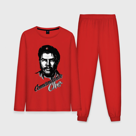 Мужская пижама с лонгсливом хлопок с принтом Comandante Che Guevara в Белгороде,  |  | 