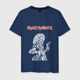 Мужская футболка хлопок с принтом Iron Maiden: Killers в Санкт-Петербурге, 100% хлопок | прямой крой, круглый вырез горловины, длина до линии бедер, слегка спущенное плечо. | 