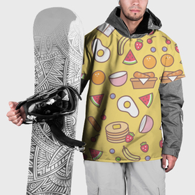 Накидка на куртку 3D с принтом Вкусняшка , 100% полиэстер |  | Тематика изображения на принте: 