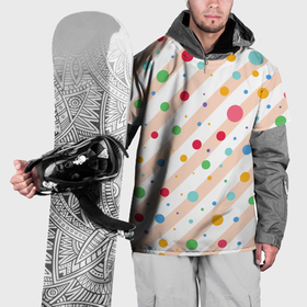 Накидка на куртку 3D с принтом Color circles , 100% полиэстер |  | 