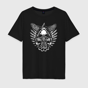 Мужская футболка хлопок Oversize с принтом The Chemodan clan в Белгороде, 100% хлопок | свободный крой, круглый ворот, “спинка” длиннее передней части | Тематика изображения на принте: 