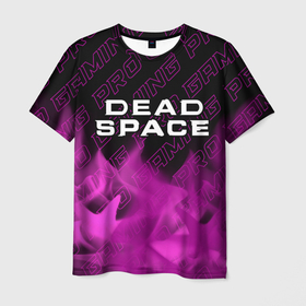 Мужская футболка 3D с принтом Dead Space pro gaming: символ сверху в Новосибирске, 100% полиэфир | прямой крой, круглый вырез горловины, длина до линии бедер | Тематика изображения на принте: 