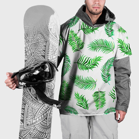 Накидка на куртку 3D с принтом Лесной папоротник нарисованный акварелью в Белгороде, 100% полиэстер |  | Тематика изображения на принте: 
