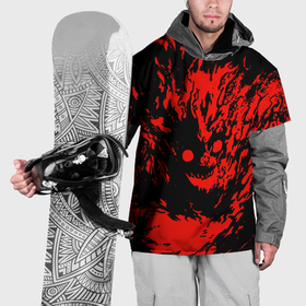 Накидка на куртку 3D с принтом Dead inside zxc SF в Курске, 100% полиэстер |  | 