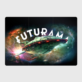 Магнитный плакат 3Х2 с принтом Futurama:  Planet Express ship в Кировске, Полимерный материал с магнитным слоем | 6 деталей размером 9*9 см | 