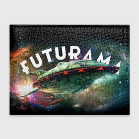 Обложка для студенческого билета с принтом Futurama:  Planet Express ship в Кировске, натуральная кожа | Размер: 11*8 см; Печать на всей внешней стороне | Тематика изображения на принте: 
