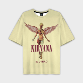Мужская футболка oversize 3D с принтом Nirvana   In utero в Рязани,  |  | 