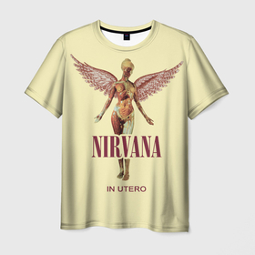 Мужская футболка 3D с принтом Nirvana   In utero , 100% полиэфир | прямой крой, круглый вырез горловины, длина до линии бедер | 