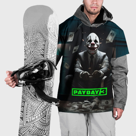 Накидка на куртку 3D с принтом Payday 3  game в Санкт-Петербурге, 100% полиэстер |  | 