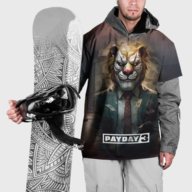 Накидка на куртку 3D с принтом Payday  3 lion в Белгороде, 100% полиэстер |  | 