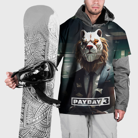 Накидка на куртку 3D с принтом Payday 3  lion в Белгороде, 100% полиэстер |  | 