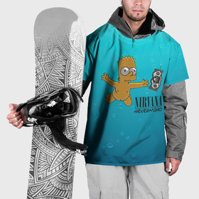 Накидка на куртку 3D с принтом Nirvana   Simpson , 100% полиэстер |  | Тематика изображения на принте: 