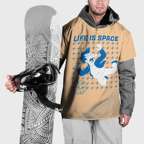 Накидка на куртку 3D с принтом Futurama: Life is Space в Кировске, 100% полиэстер |  | 
