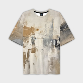 Мужская футболка oversize 3D с принтом Abstract oil art в Кировске,  |  | 