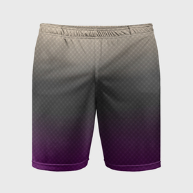 Мужские шорты спортивные с принтом Фиолетовый и серый дым   Хуф и Ся в Петрозаводске,  |  | 