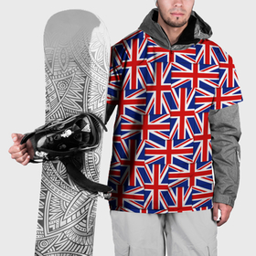 Накидка на куртку 3D с принтом Флаги Великобритании в Курске, 100% полиэстер |  | Тематика изображения на принте: 